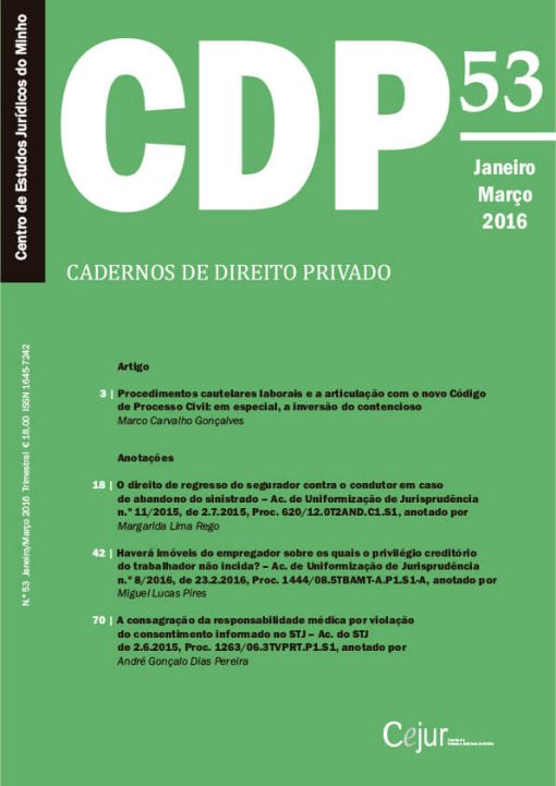 Cadernos de Direito Privado n.º 53