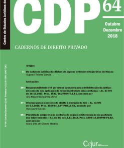 Cadernos de Direito Privado n.º 64