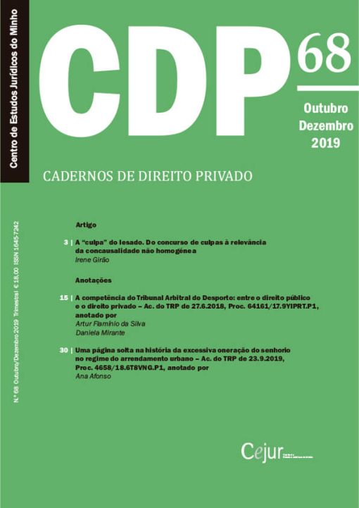 Cadernos de Direito Privado n.º 68
