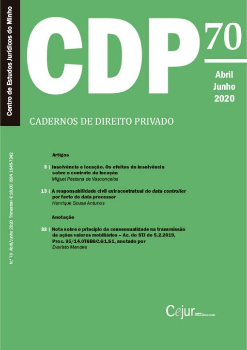 Cadernos de Direito Privado n.º 70