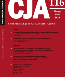 Cadernos de Justiça Administrativa n.º 116