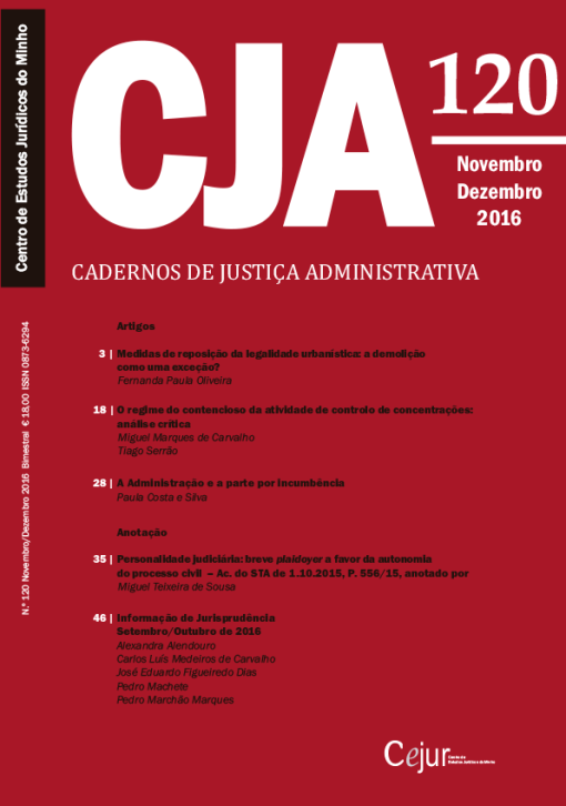 Cadernos de Justiça Administrativa n.º 120