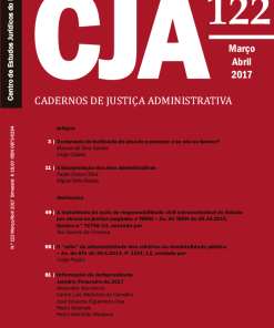 Cadernos de Justiça Administrativa n.º 122