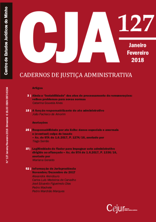 Cadernos de Justiça Administrativa n.º 127