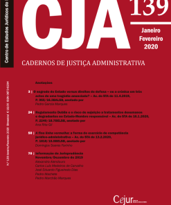 Cadernos de Justiça Administrativa n.º 139