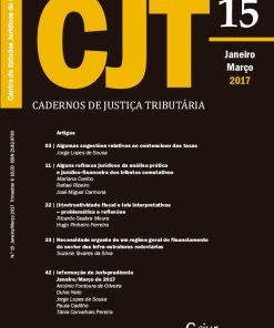 Cadernos de Justiça Tributária n.º 15
