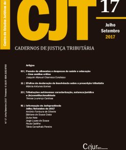 Cadernos de Justiça Tributária n.º 17
