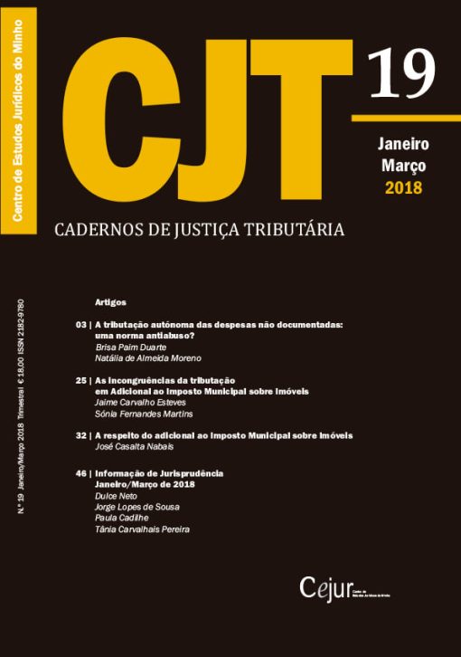 Cadernos de Justiça Tributária n.º 19