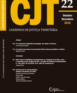 Cadernos de Justiça Tributária n.º 22