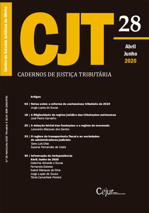 Cadernos de Justiça Tributária n.º 28