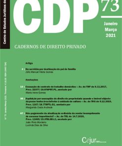 Cadernos de Direito Privado n.º 73