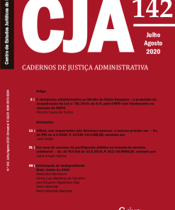 Cadernos de Justiça Administrativa n.º 142