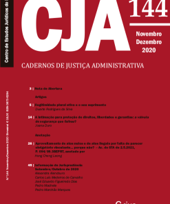 Cadernos de Justiça Administrativa n.º 144