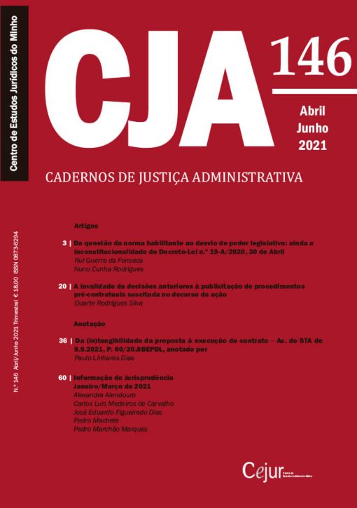 Cadernos de Justiça Administrativa n.º 146