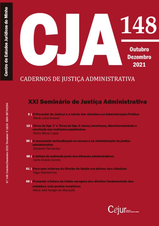 Cadernos de Justiça Administrativa n.º 148