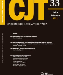 Cadernos de Justiça Tributária n.º 33