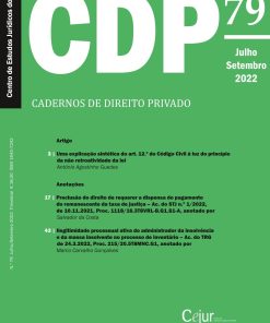 Cadernos de Direito Privado n.º 79