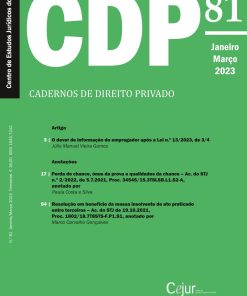 Cadernos de Direito Privado n.º 81