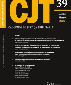 Cadernos de Justiça Tributária n.º 39