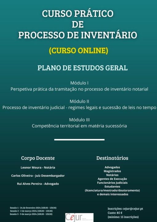 Curso Prático de Processo de Inventário