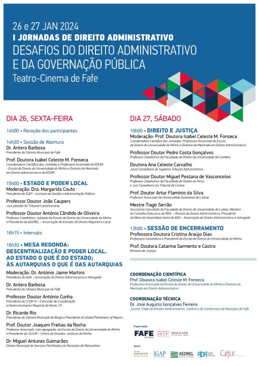 I Jornadas de Direito Administrativo