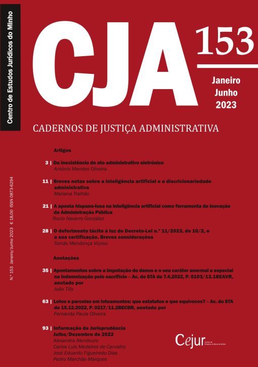 Cadernos de Justiça Administrativa n.º 153
