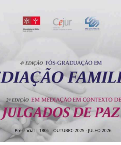 Pós-Graduação em Mediação Familiar e Mediação em Contexto de Julgados de Paz -  Inscrições para: info@mediarmais.pt