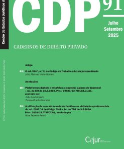 Cadernos de Direito Privado n.º 91