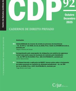Cadernos de Direito Privado n.º 92